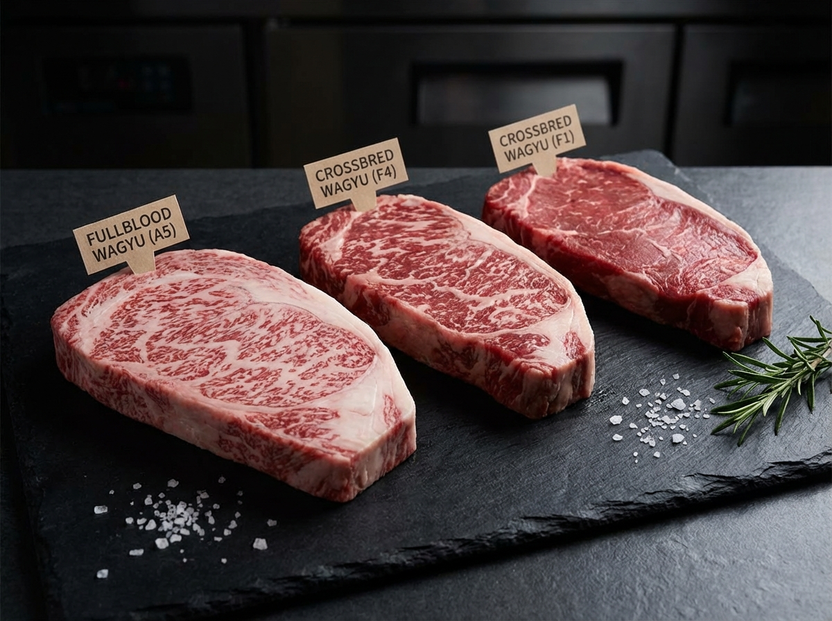 Fullblood vs Purebred vs Crossbred Wagyu: What's the Difference?