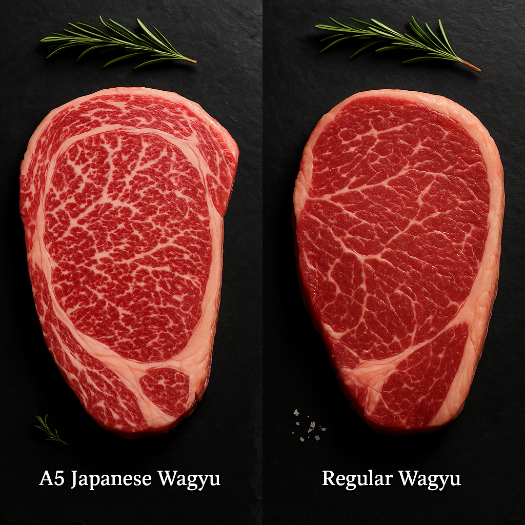 A5 Wagyu vs Regular Wagyu: Grading, Taste & Price Differences
