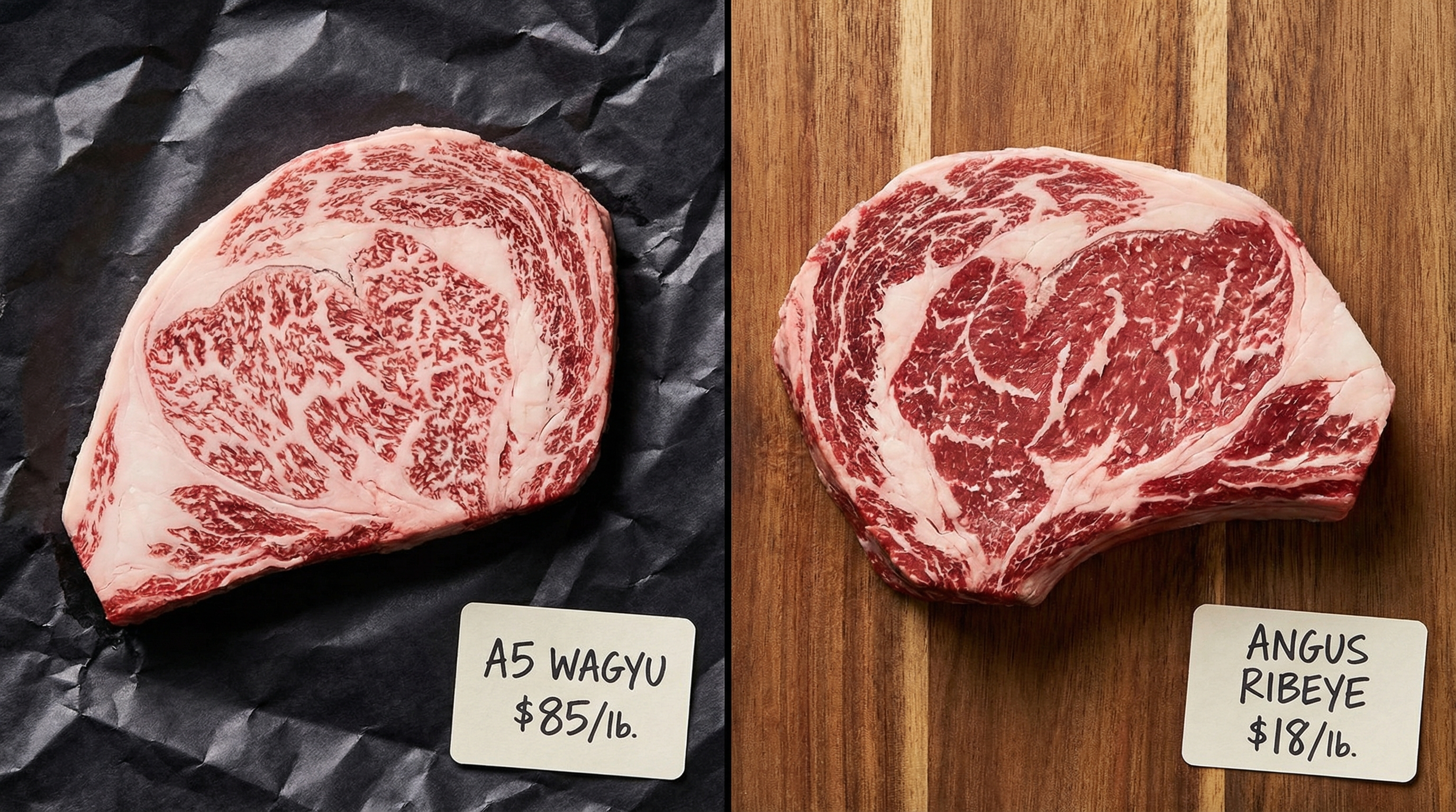Angus vs Wagyu Price: What You Actually Get for Your Money