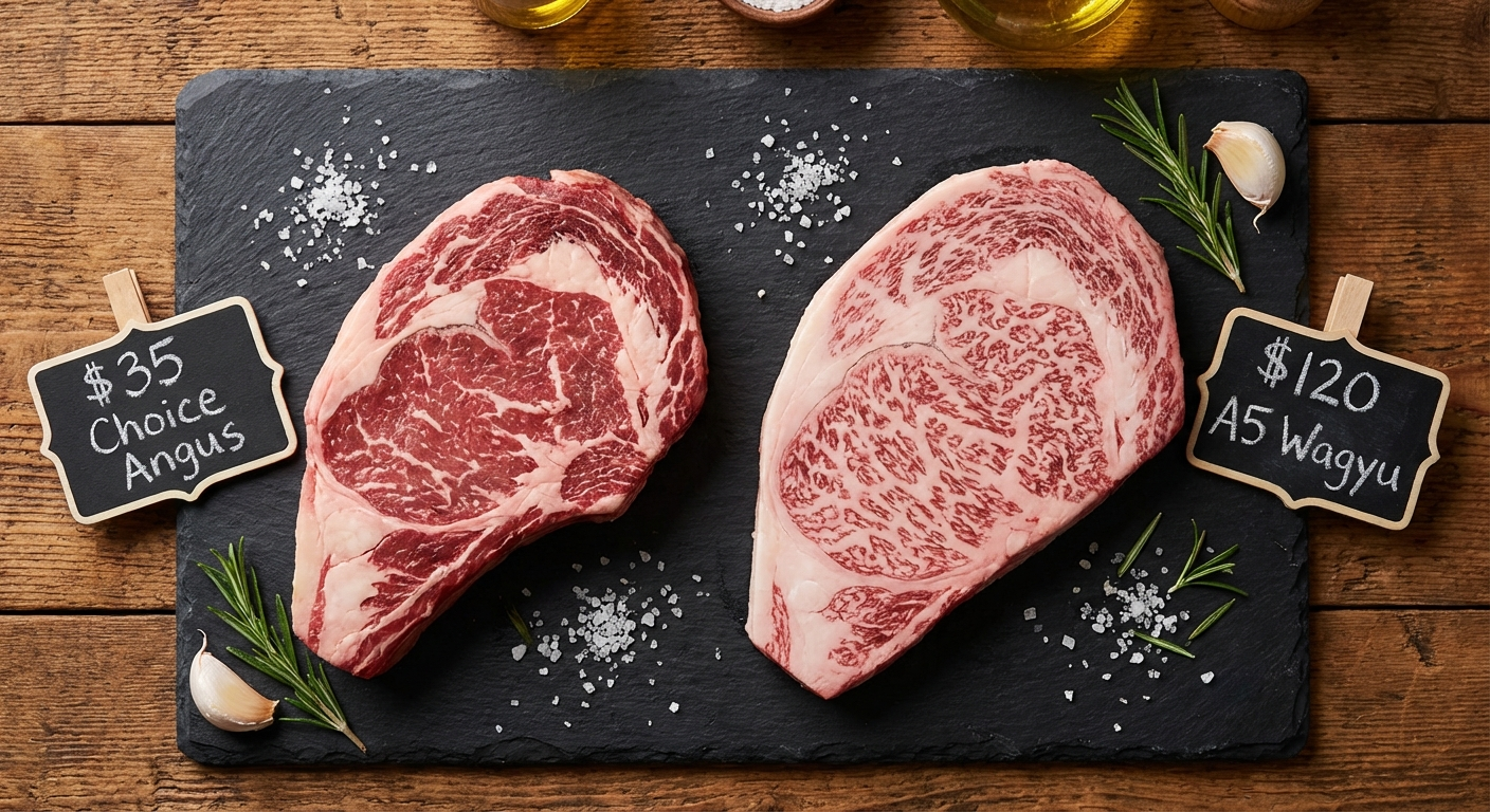 Angus vs Wagyu Price: What You Actually Pay and Why