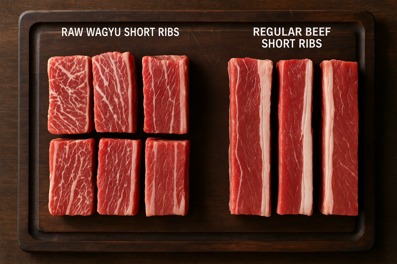 Wagyu Short Ribs vs Regular Short Ribs: A Complete Comparison