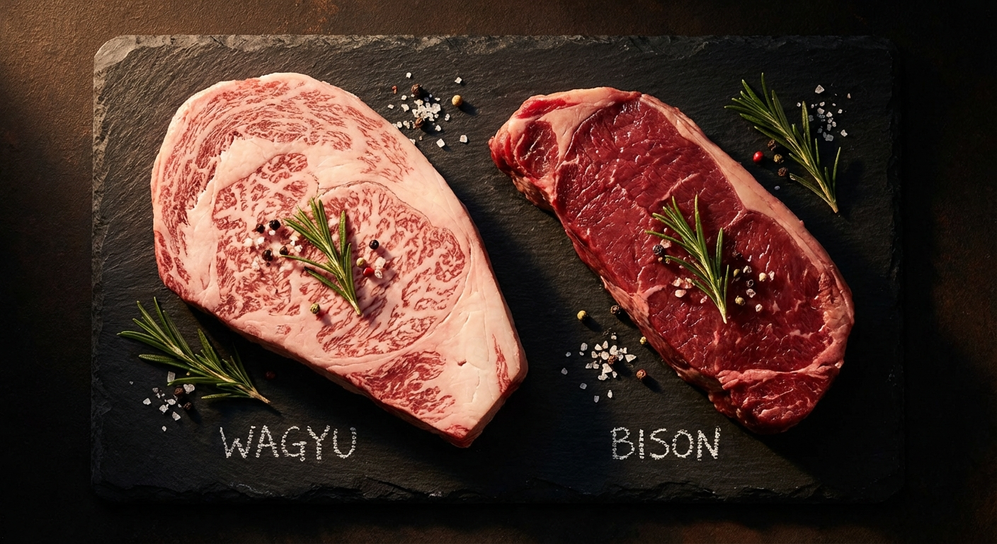 Wagyu vs Bison: Two Premium Proteins, Completely Different Experiences