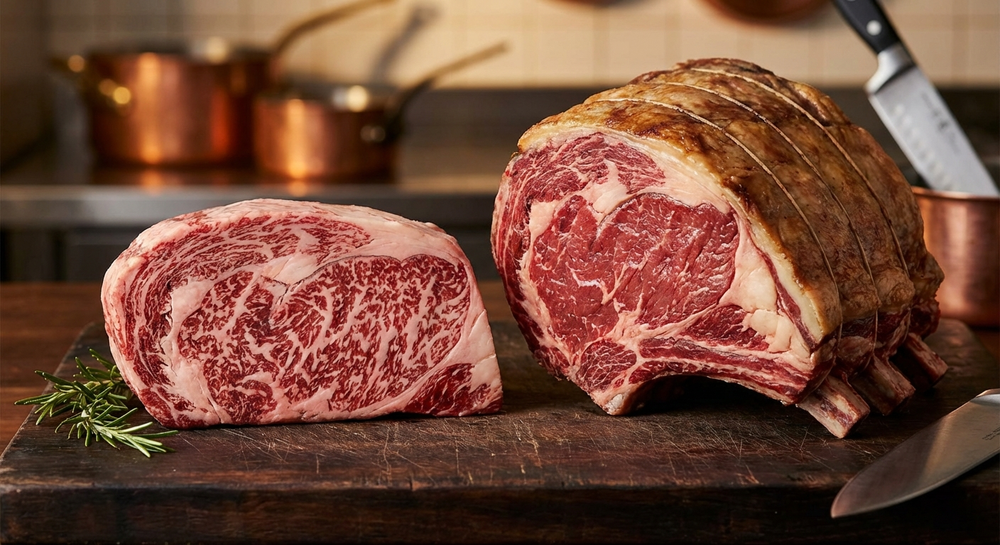 Wagyu vs Prime Rib: How They Compare and When to Choose Each